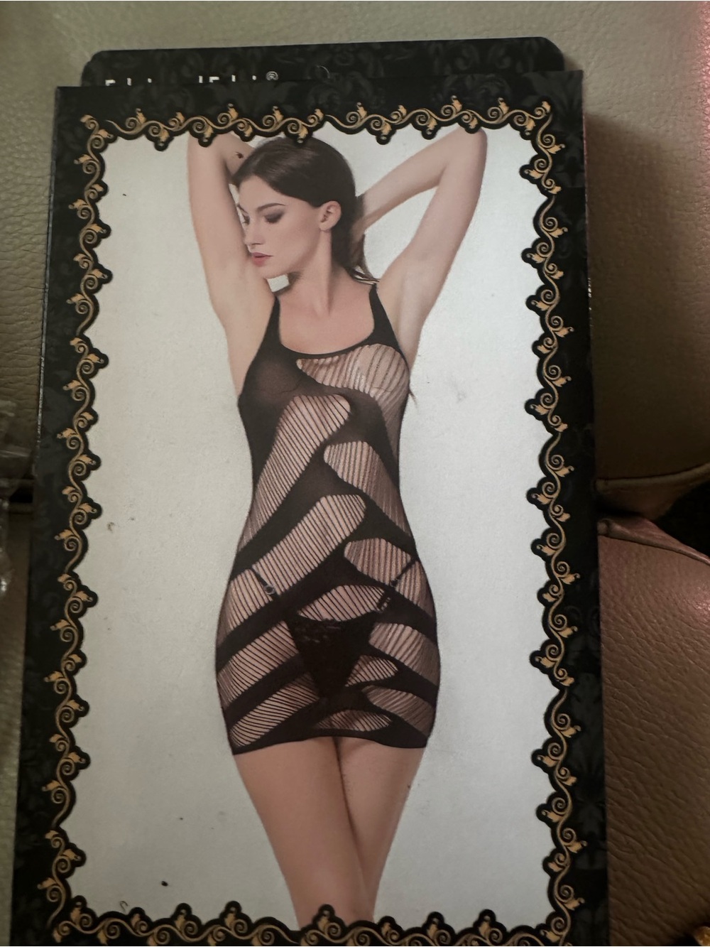 Black Sheer Striped Bodycon Chemise - Women Intimates & Sleepwear